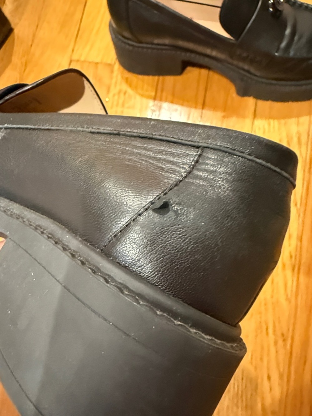 Coach Leah Platform lug sole loafers - Picture 4 of 8